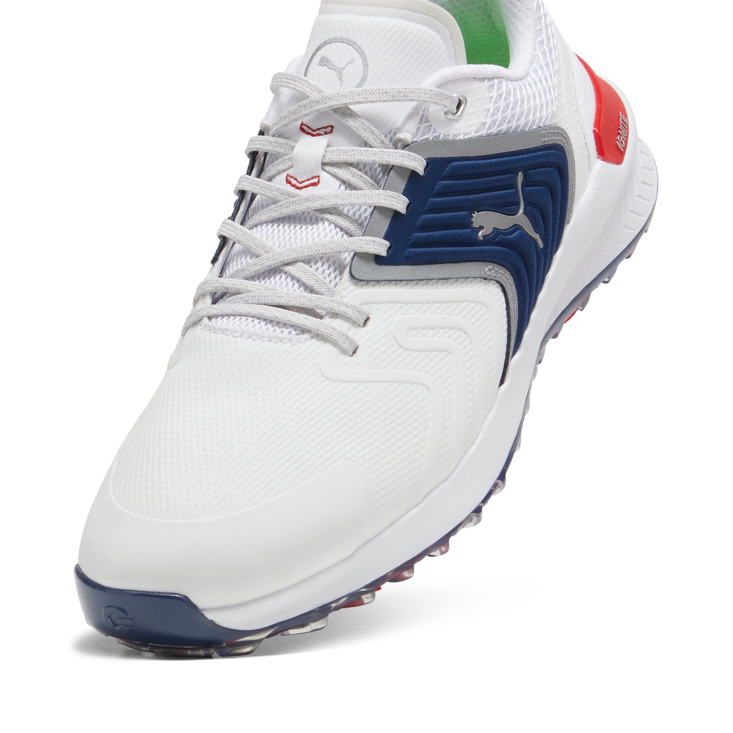 Puma White / Persian Blue / Strong Red
