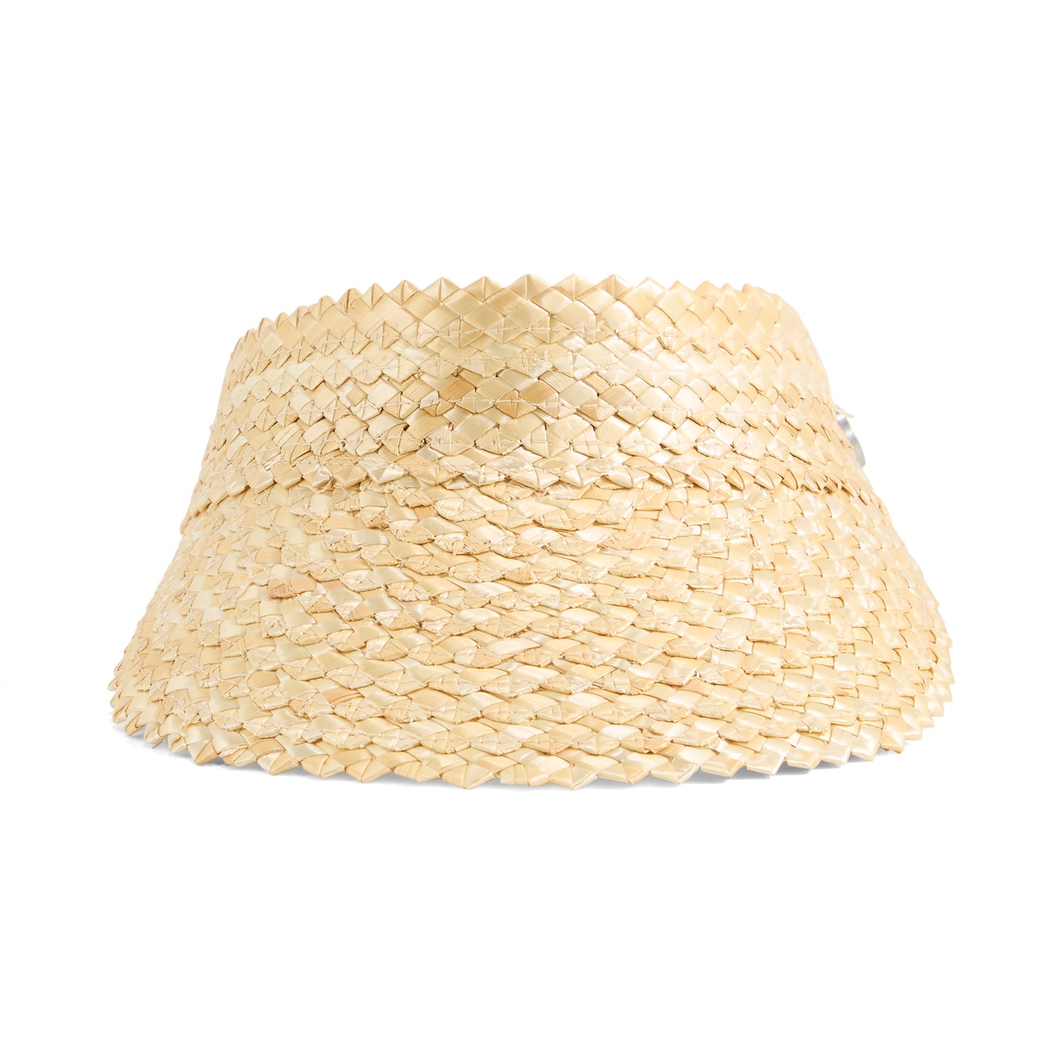 Women's Straw Fashion Golf Visor - Main Image