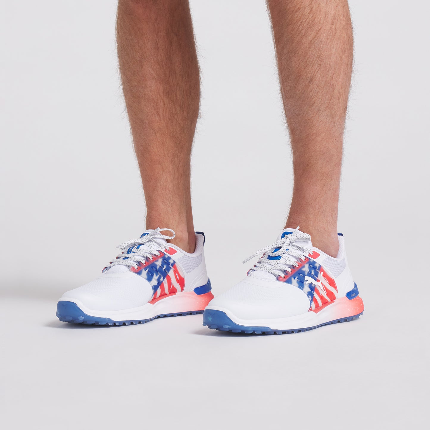 Puma White / Blue Streak / Strong Red