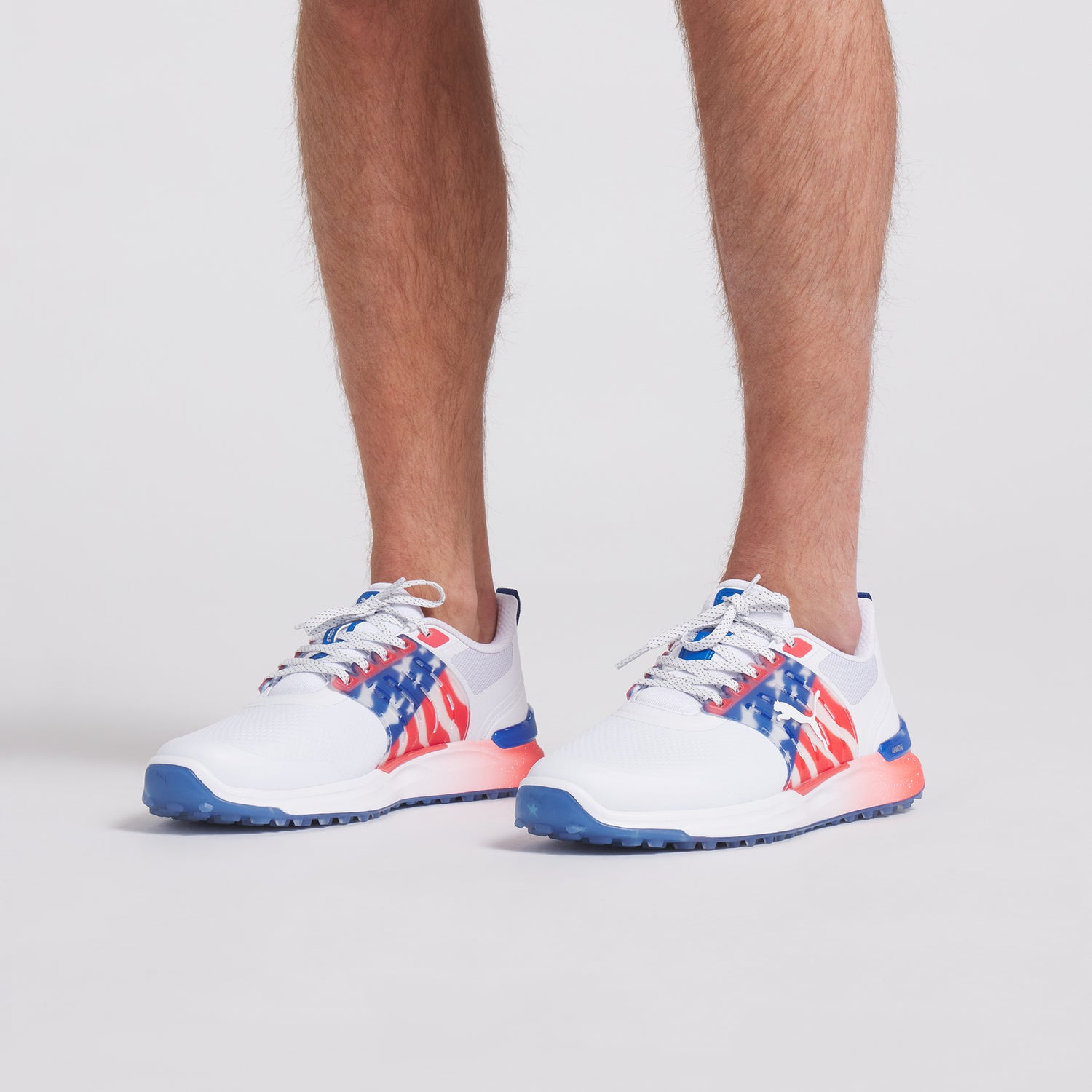 Puma White / Blue Streak / Strong Red