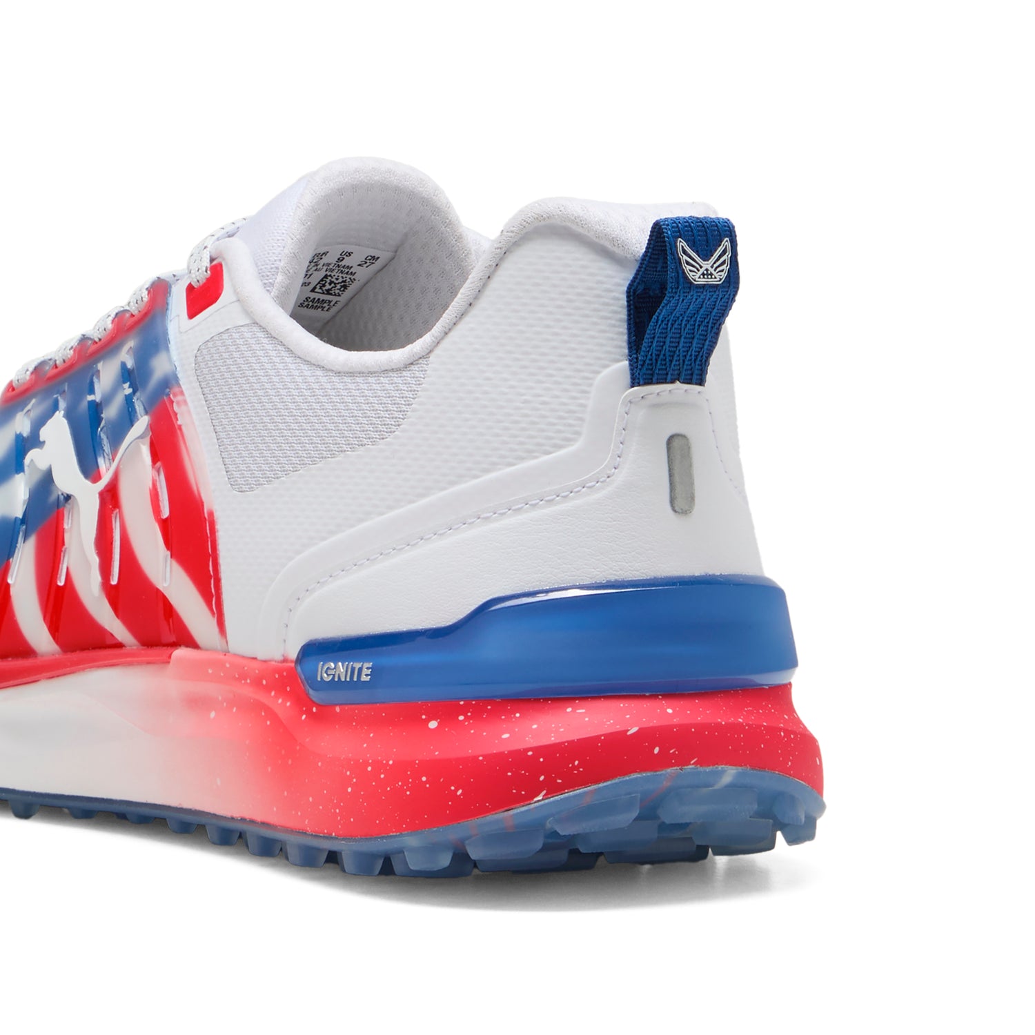 Puma White / Blue Streak / Strong Red