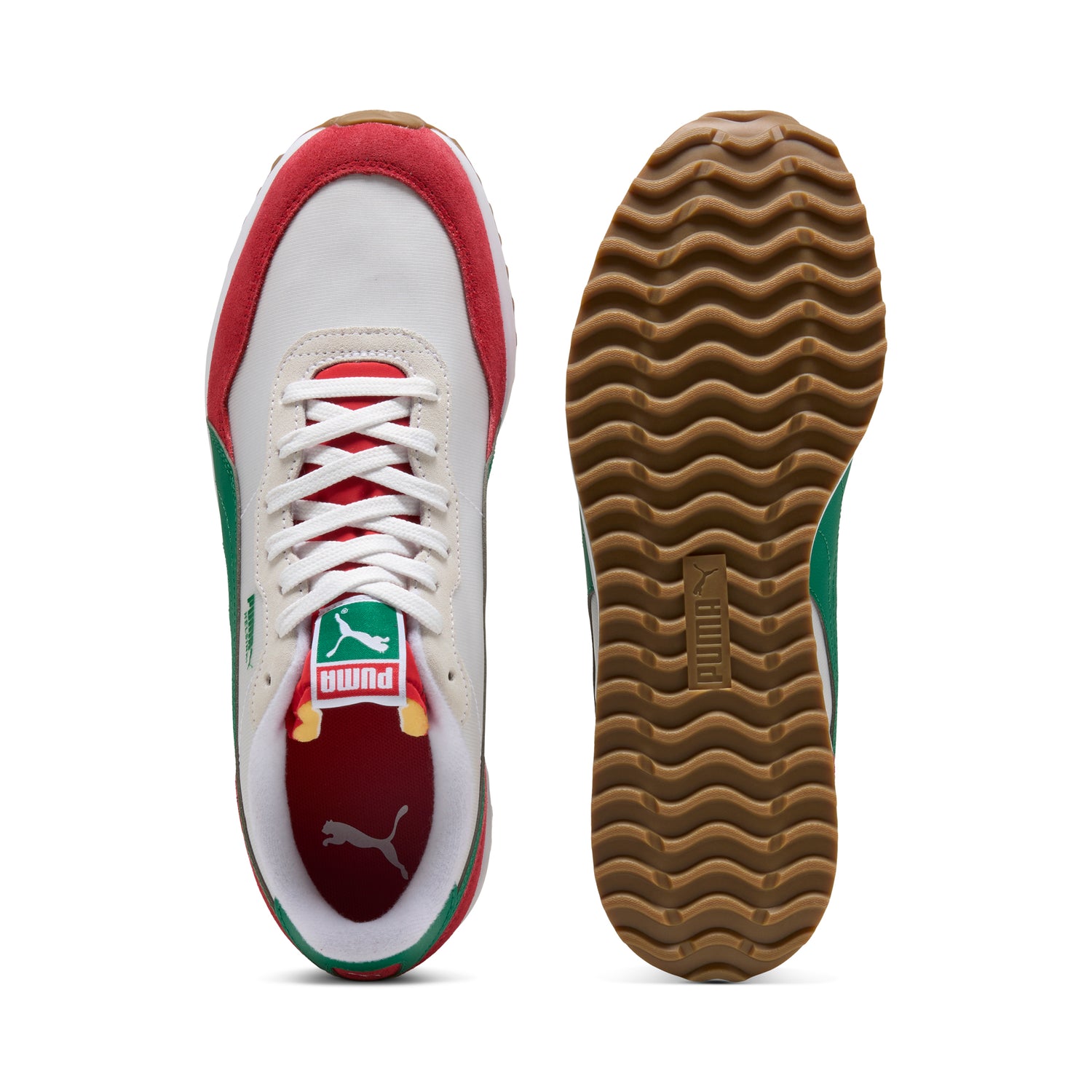 Puma White / Master Green / Formula Red