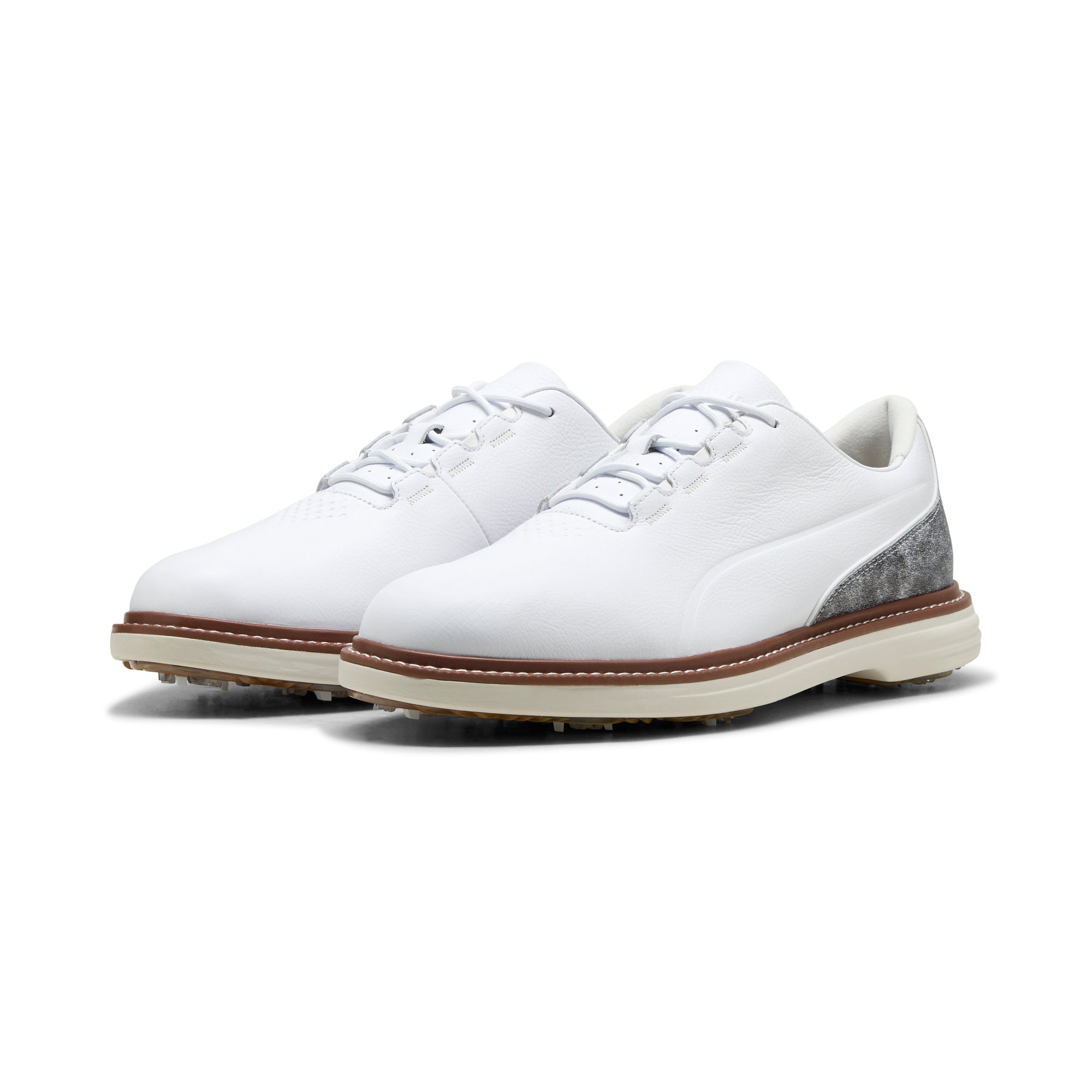Puma White / Brown Mushroom
