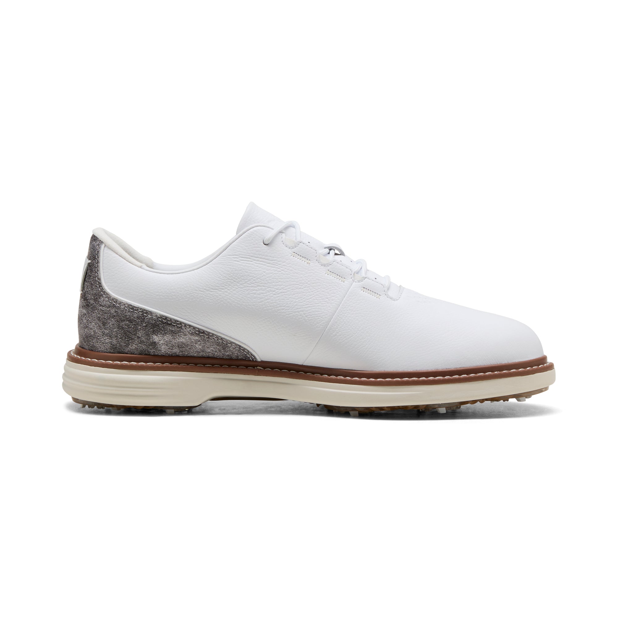 Puma White / Brown Mushroom