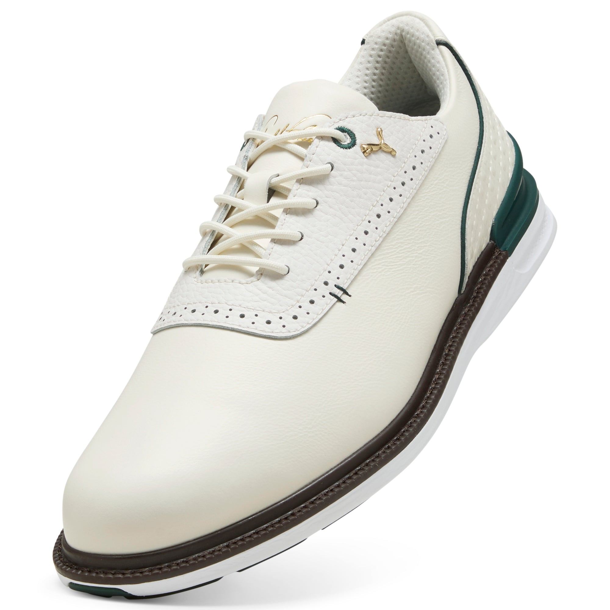 Puma White / Forest Green