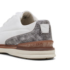 Puma White / Brown Mushroom