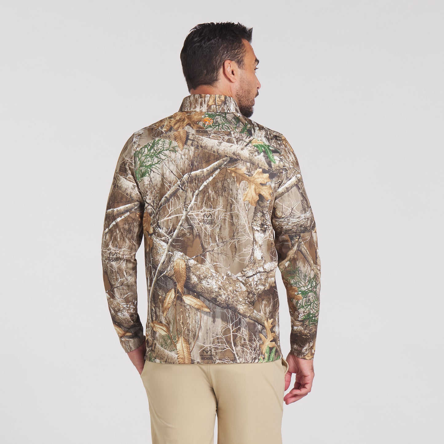 ウェア REALTREE Realtree Men's Camo Hunting Performance Bonded Quarter Zip