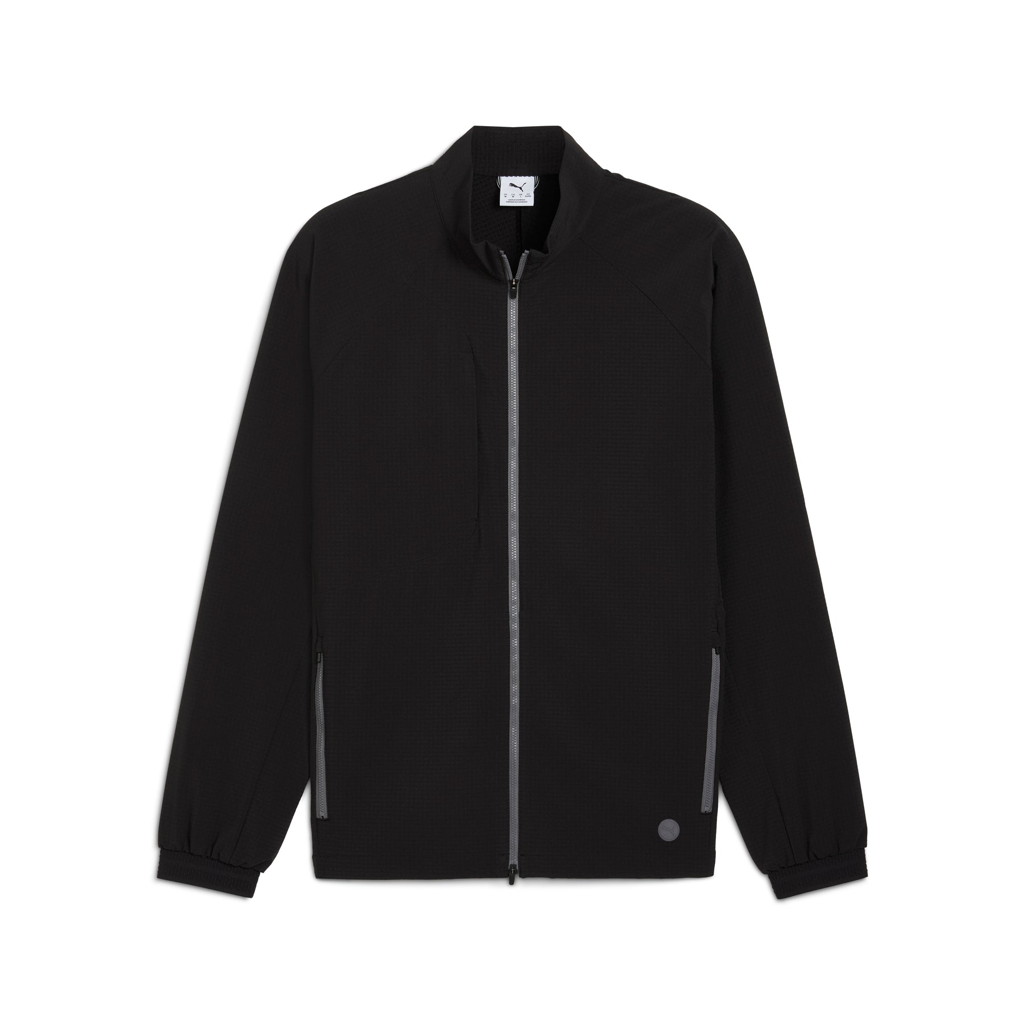 MARK & LONA MA GOLF ジップアップセーター ブラック　裏起毛 MARK & LONA MA GOLF ジップアップセーター ブラック 裏起毛