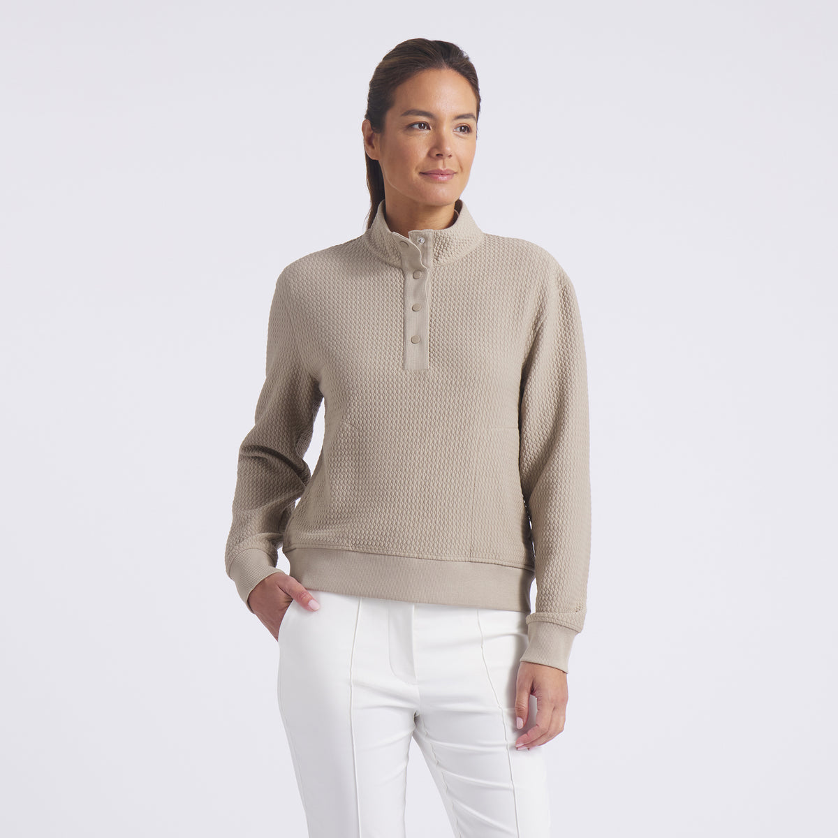 Women's Boulder 1/2 Snap Pullover Golf Sweater – COBRA Golf