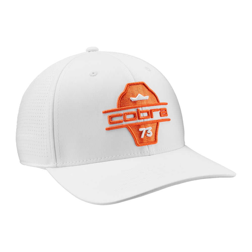 COBRA Golf Split Tour Golf Cap White glow / rickie orange