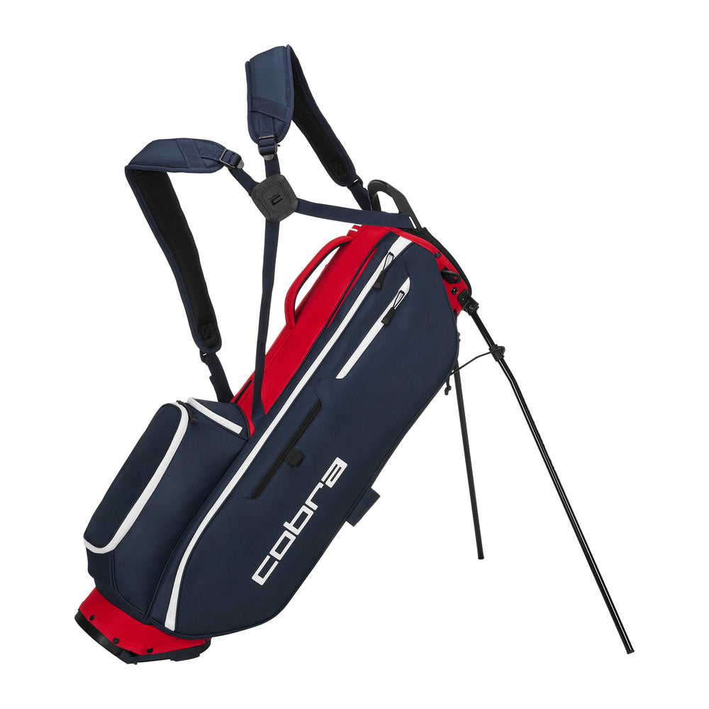 Ultralight Pro Stand Golf Bag Club navy / strong red