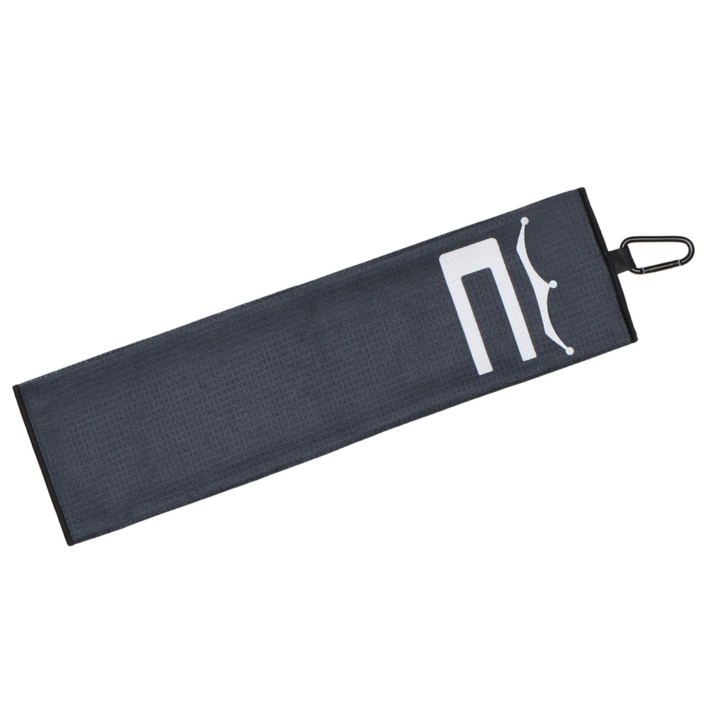 COBRA Golf Cresting Tri-Fold Golf Towel Black